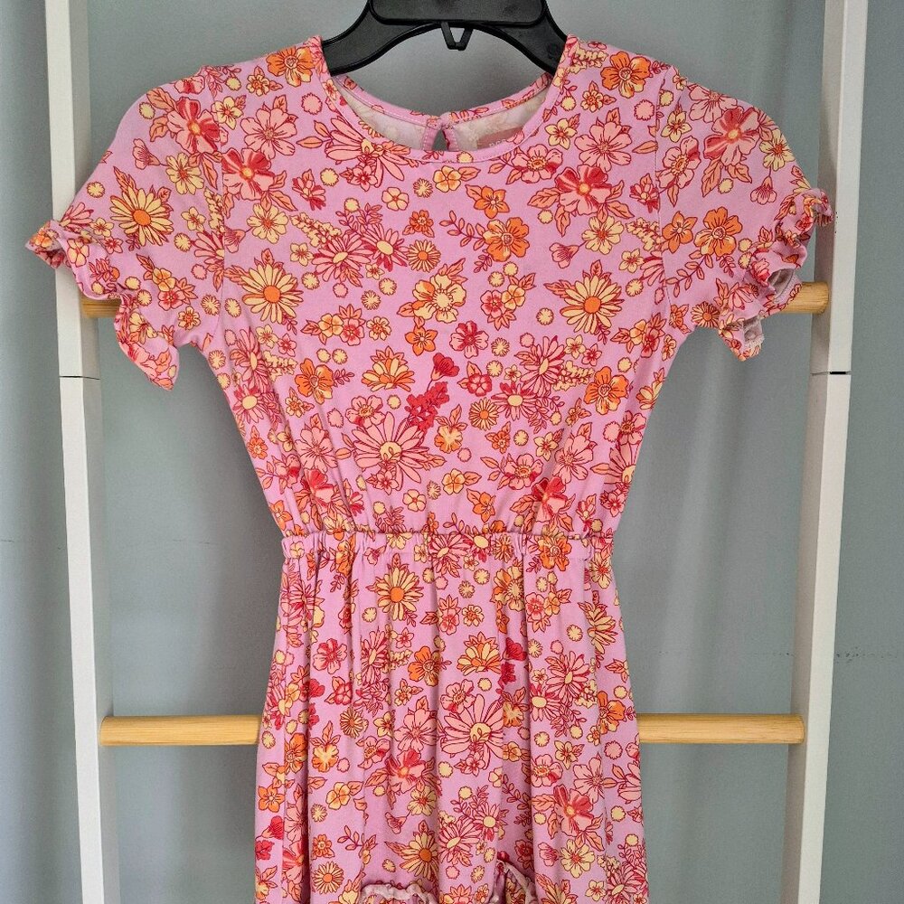 Floral BCBG girls dress